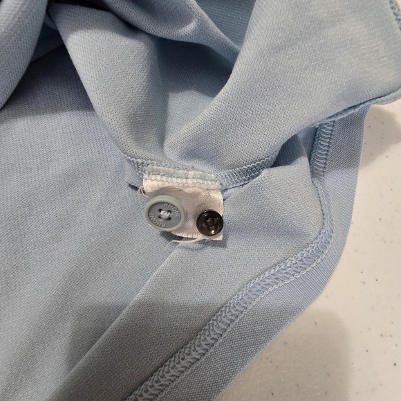 Rhone Light Blue Regata Pique Performance Golf Polo Men's XXL - Picture 6 of 7